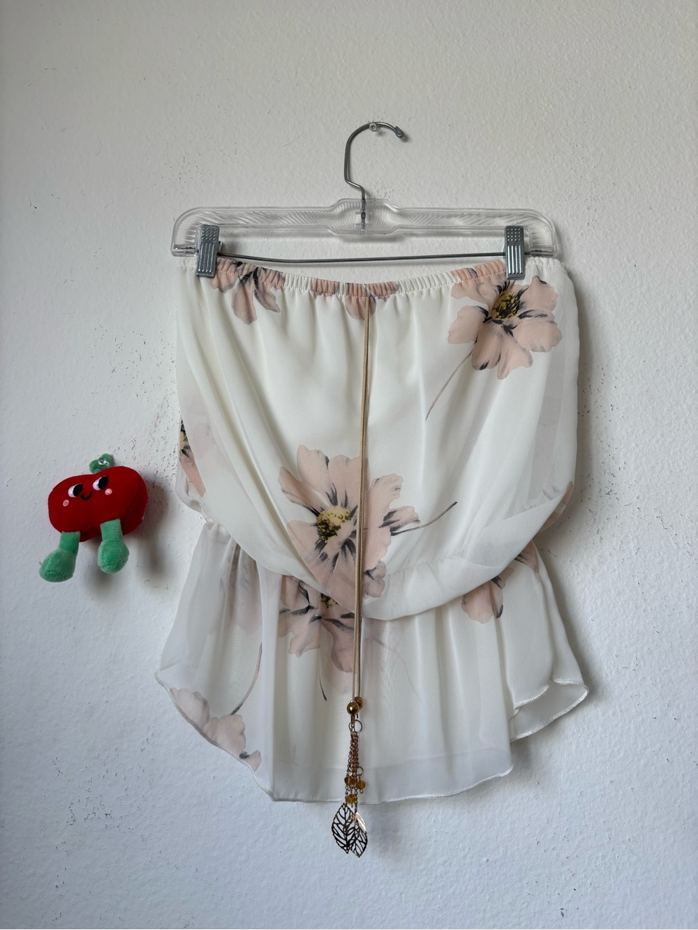 Early 2000s Papaya Tube top boho summer blouse
